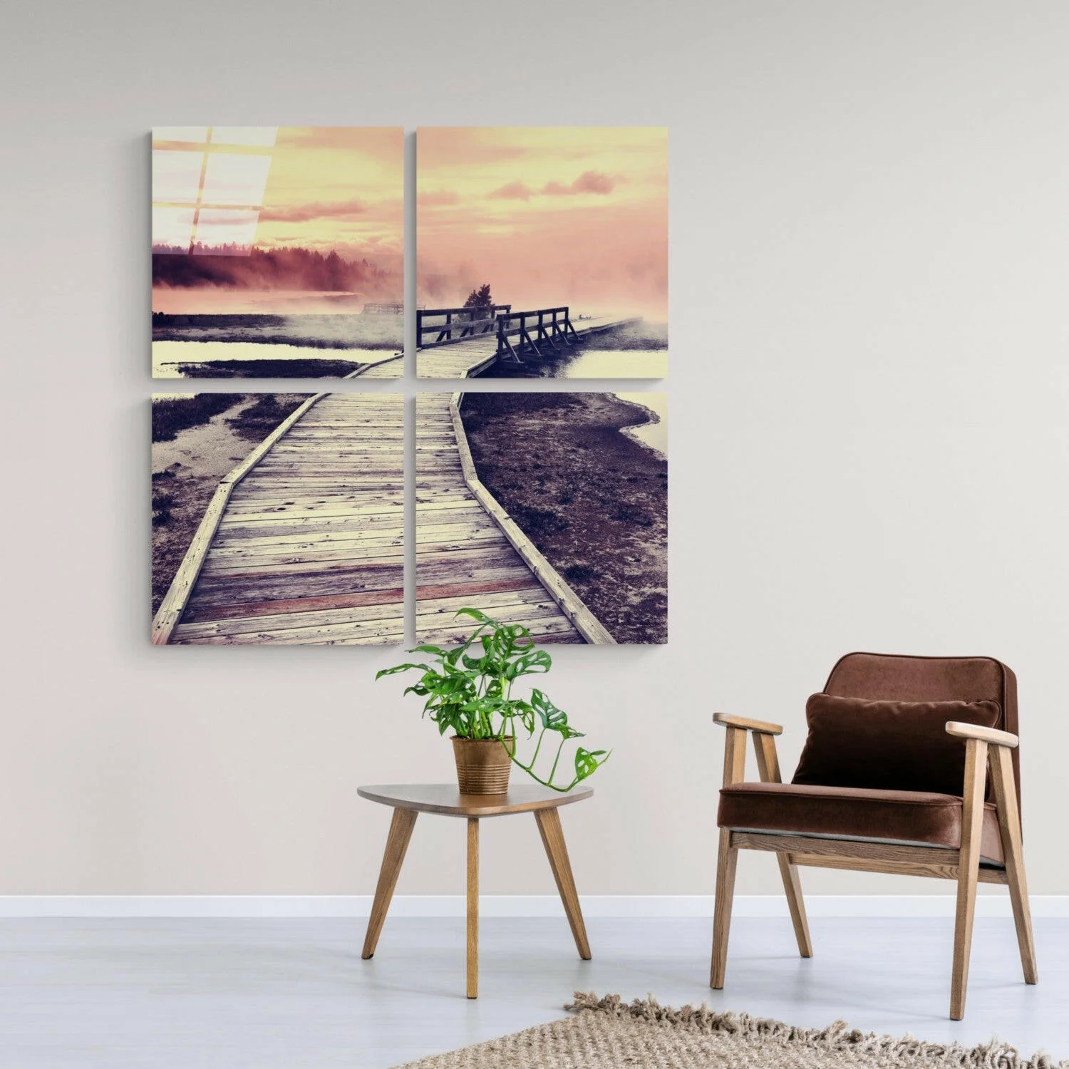 Scaffolding Quadro Glass Wall Art - Image 3