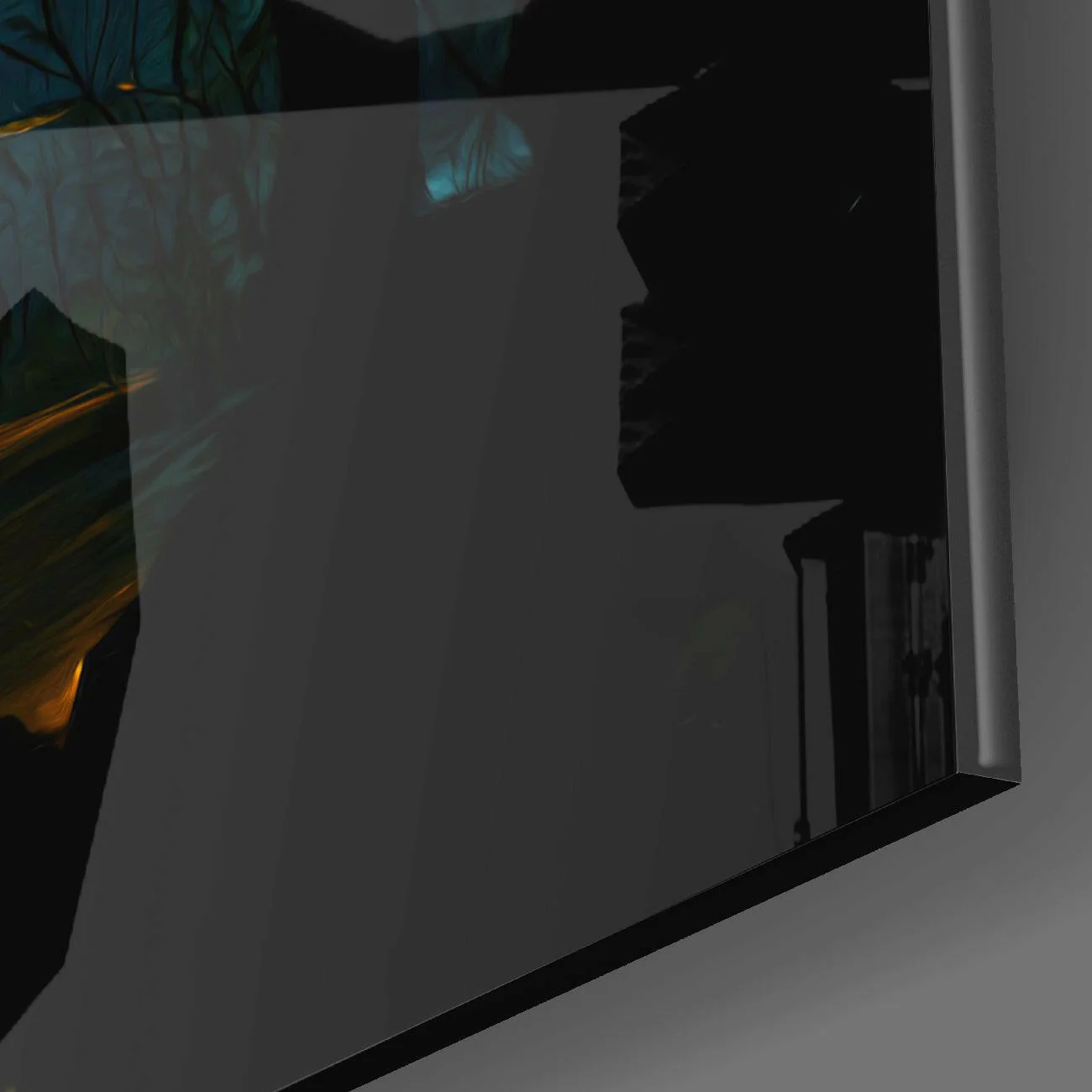 Silence Glass Wall Art  || Designer Collection - Image 3