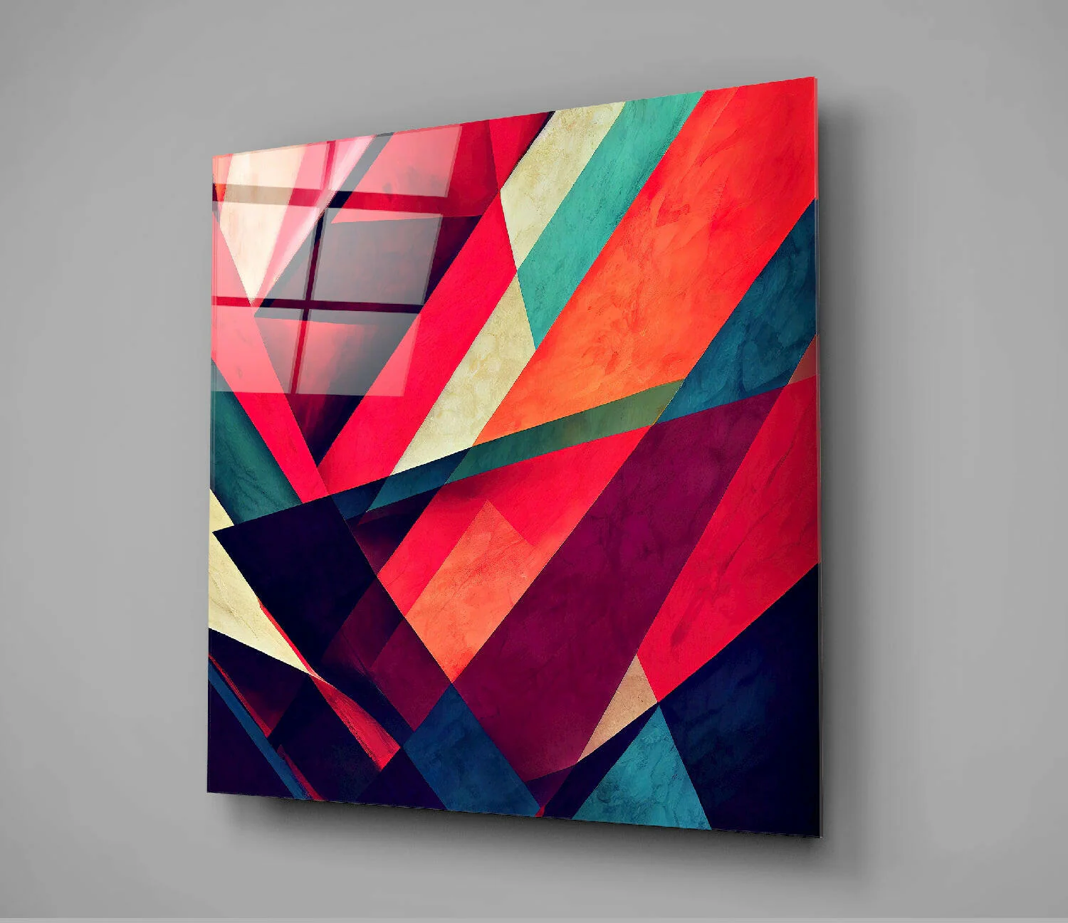 V's Glass Wall Art || Designer Collection - Image 2
