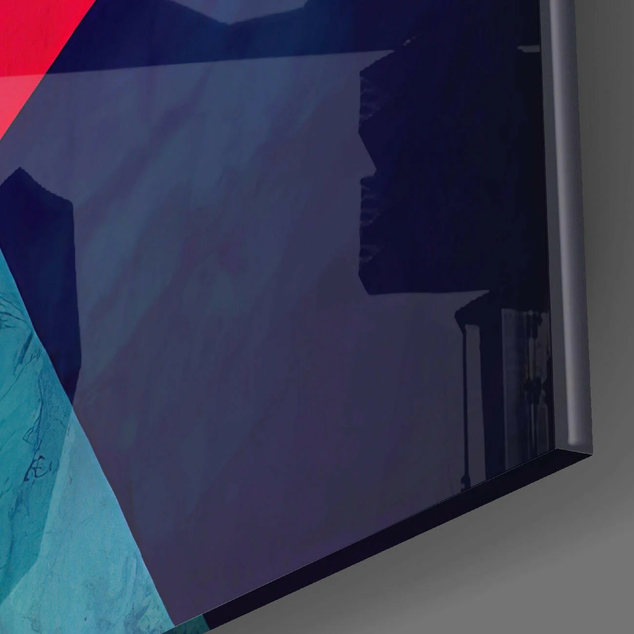V's Glass Wall Art || Designer Collection - Image 3