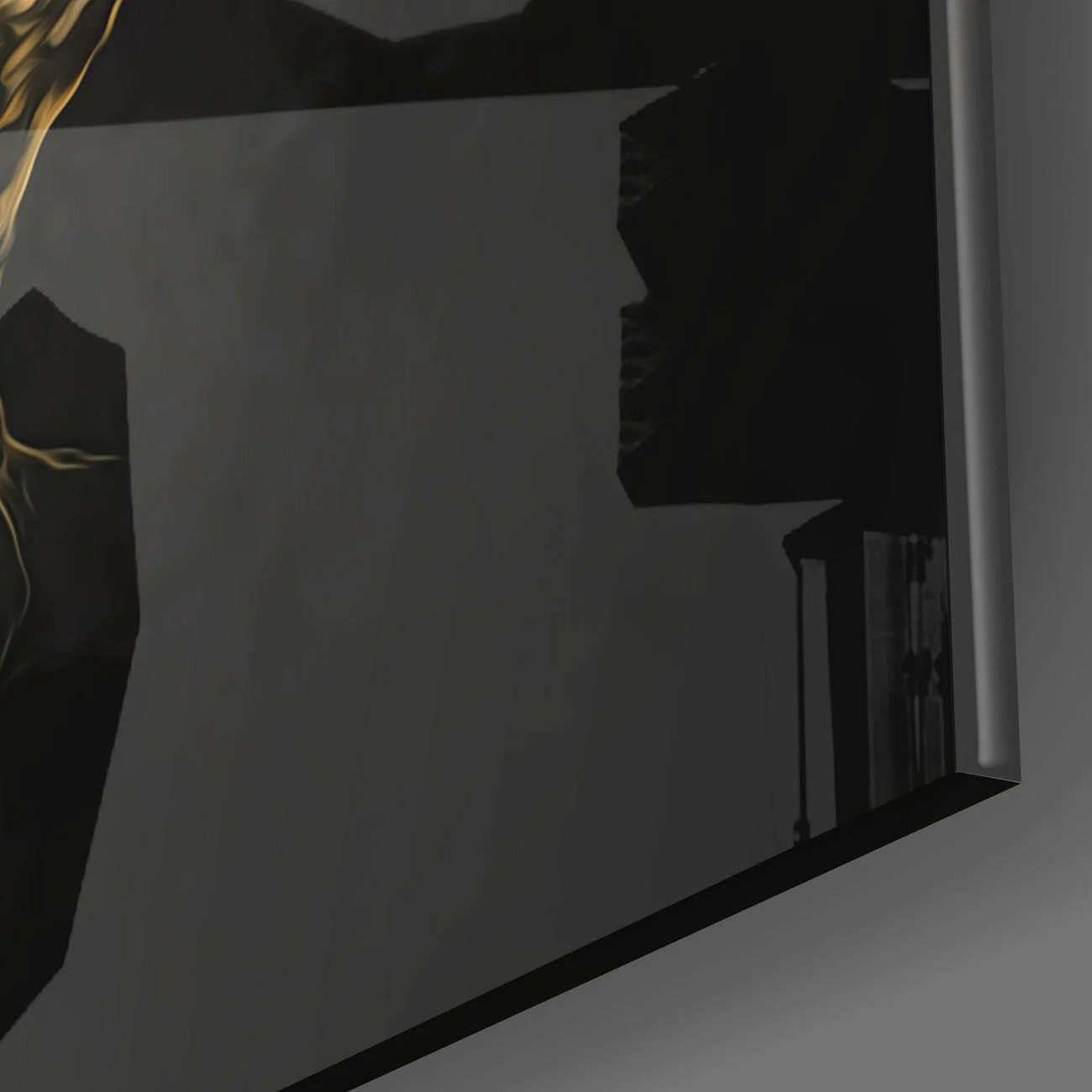 Ying and Yang Glass Wall Art || Designer Collection - Image 3