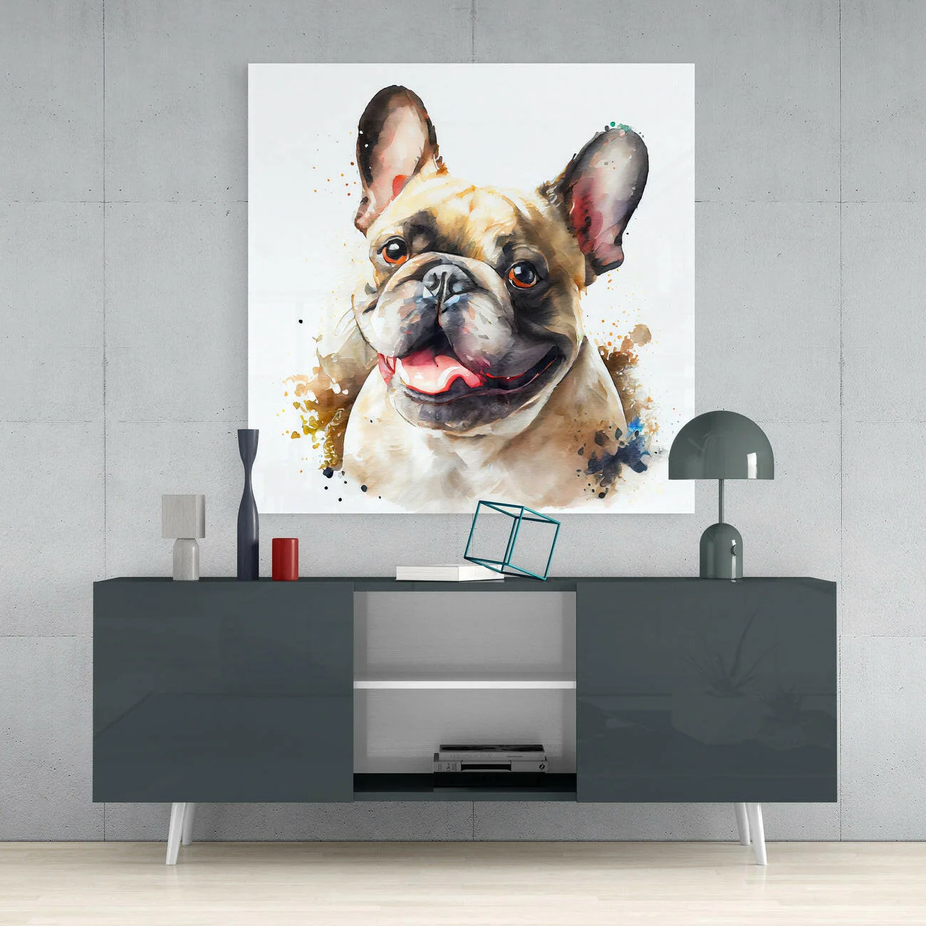 Cute Dog Glass Wall Art  || Designers Collection - Image 4