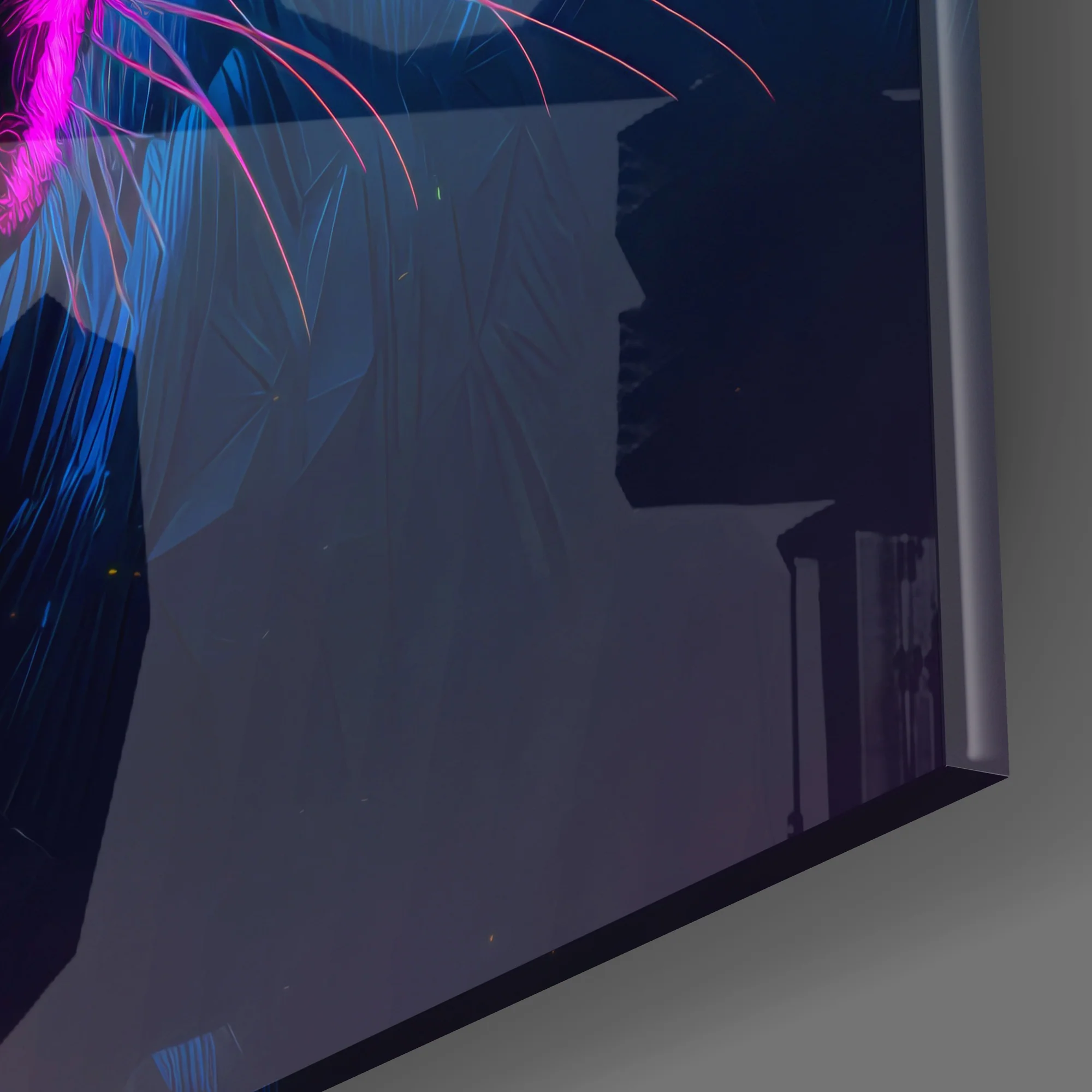 Panther Glass Wall Art  || Designers Collection - Image 3