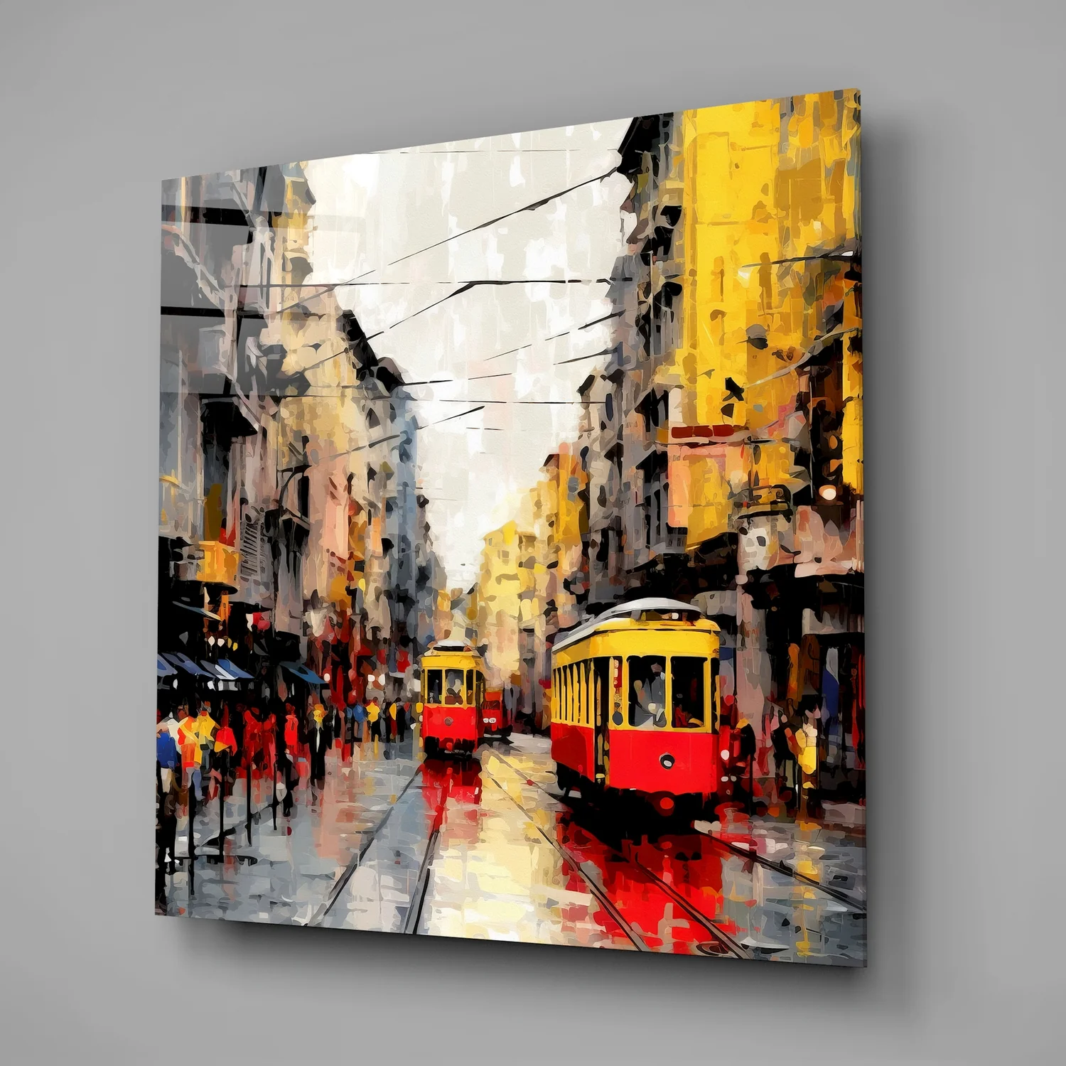 Istiklal Street Glass Wall Art - Image 2