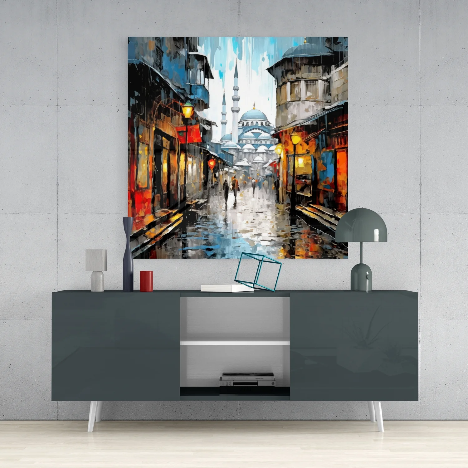 Istanbul Glass Wall Art - Image 4