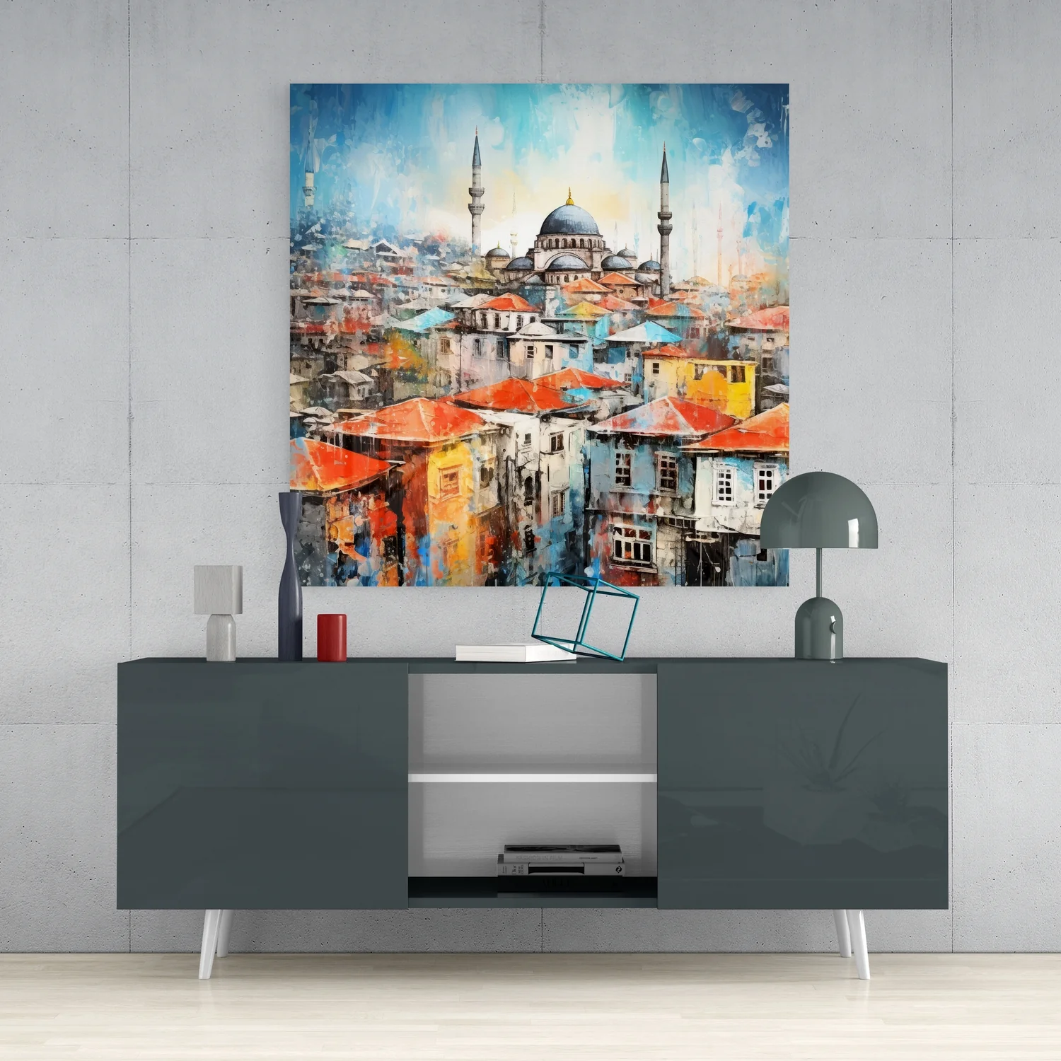 Istanbul Glass Wall Art - Image 4
