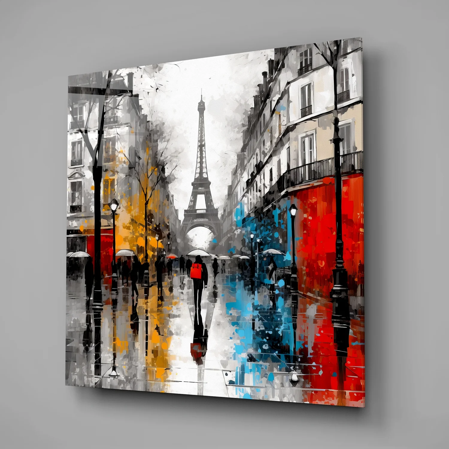 Eiffel Glass Wall Art - Image 2