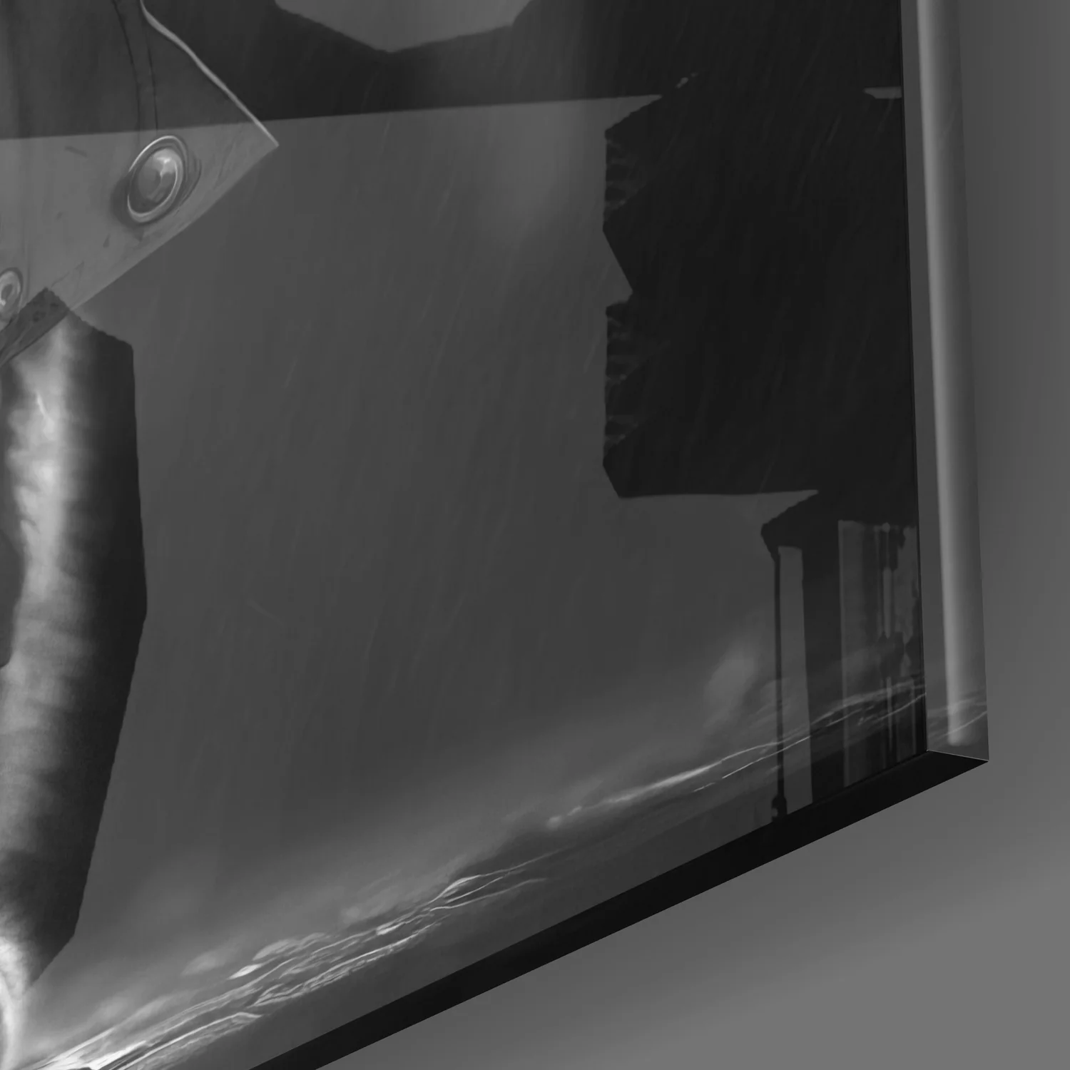Catspector Glass Wall Art|| Designer's Collection - Image 3