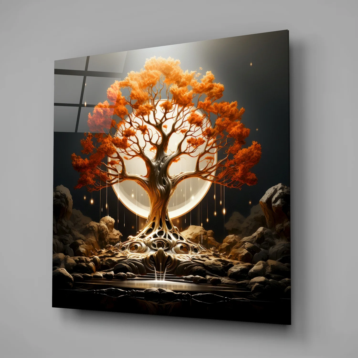 Tree of Life Glass Wall Art|| Designer's Collection - Image 2