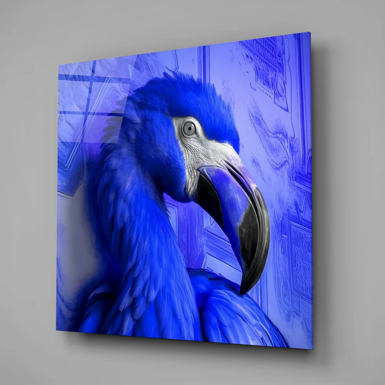 Flamingo Glass Wall Art|| Designer's Collection - Image 2