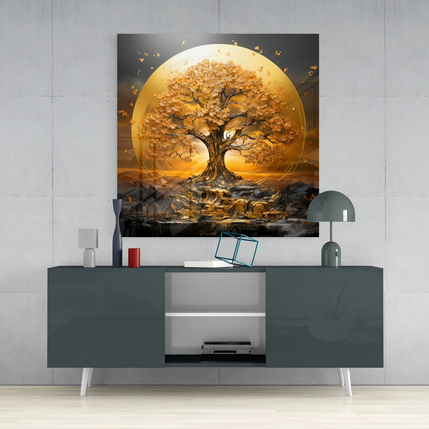 Tree of Life Glass Wall Art|| Designer's Collection - Image 4