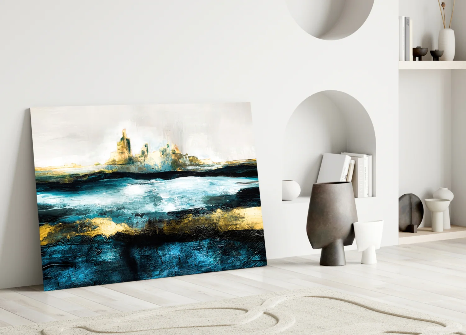 Sea of a Dream Glass Wall Art - Image 4