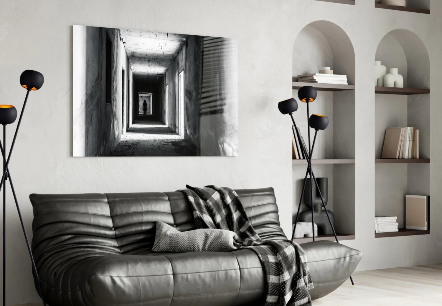 Shadow in the Dark Glass Wall Art - Image 4