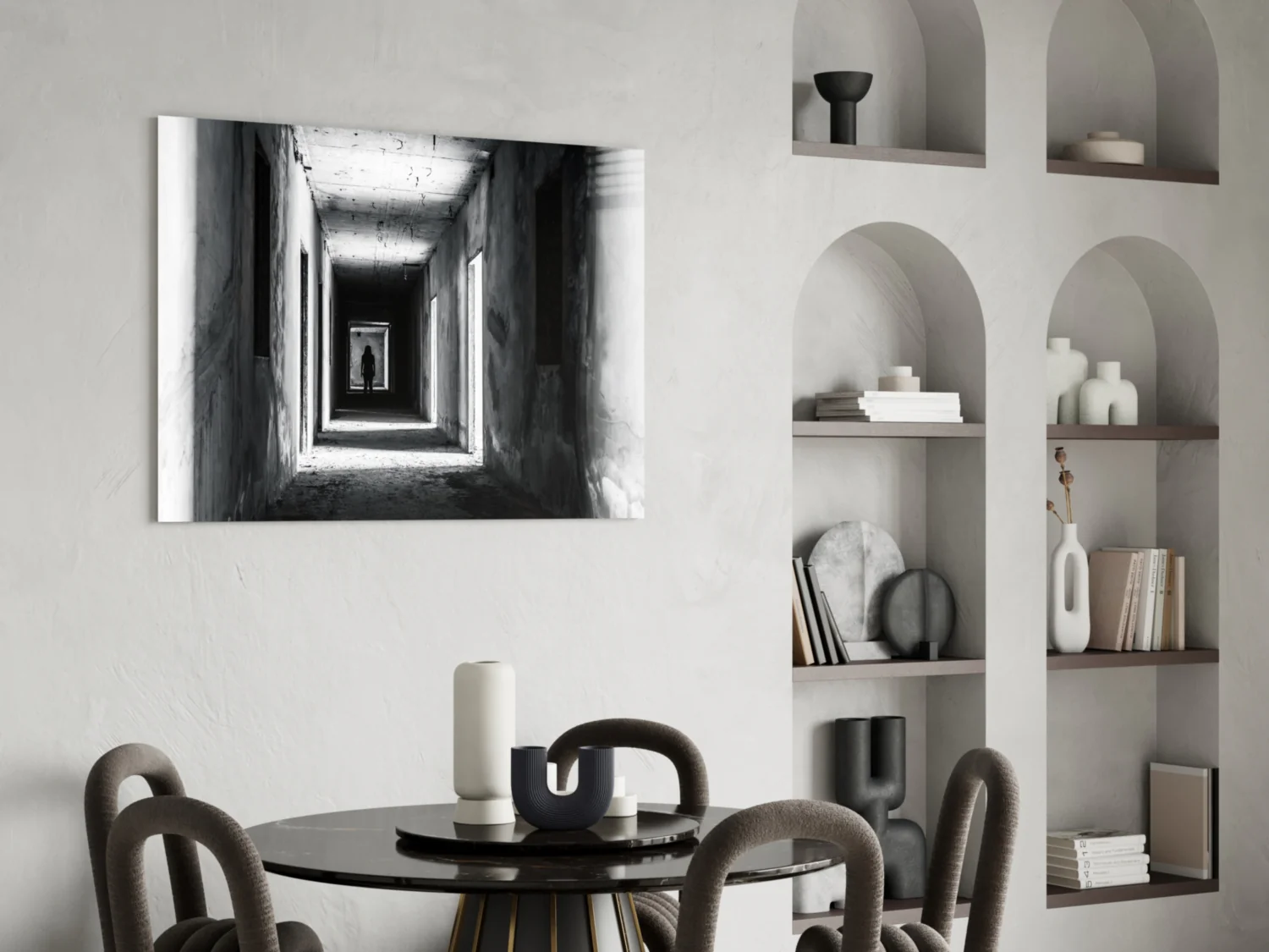 Shadow in the Dark Glass Wall Art - Image 5