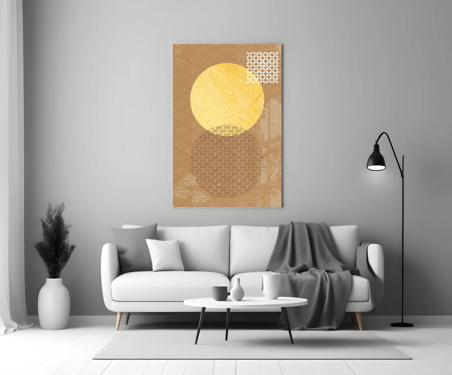 Shadow of the Sun  Glass Wall Art - Image 4