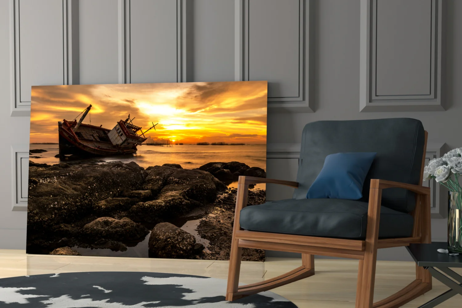 Ship Wreck Glass Wall Art - Image 6