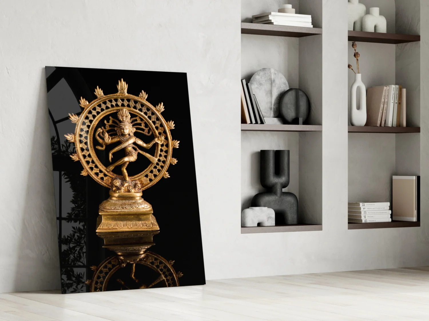 Shiva Nataraja Glass Wall Art - Image 7