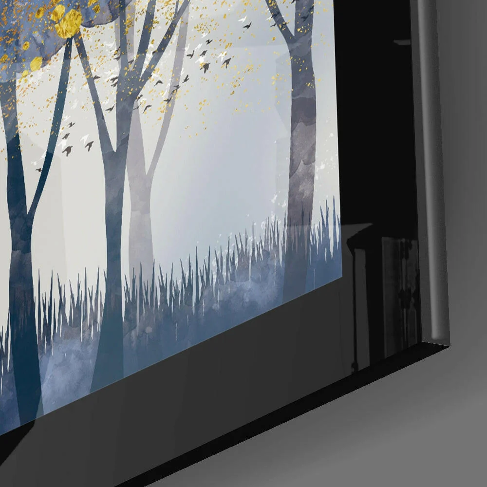 Silent Forest Glass Wall Art - Image 3