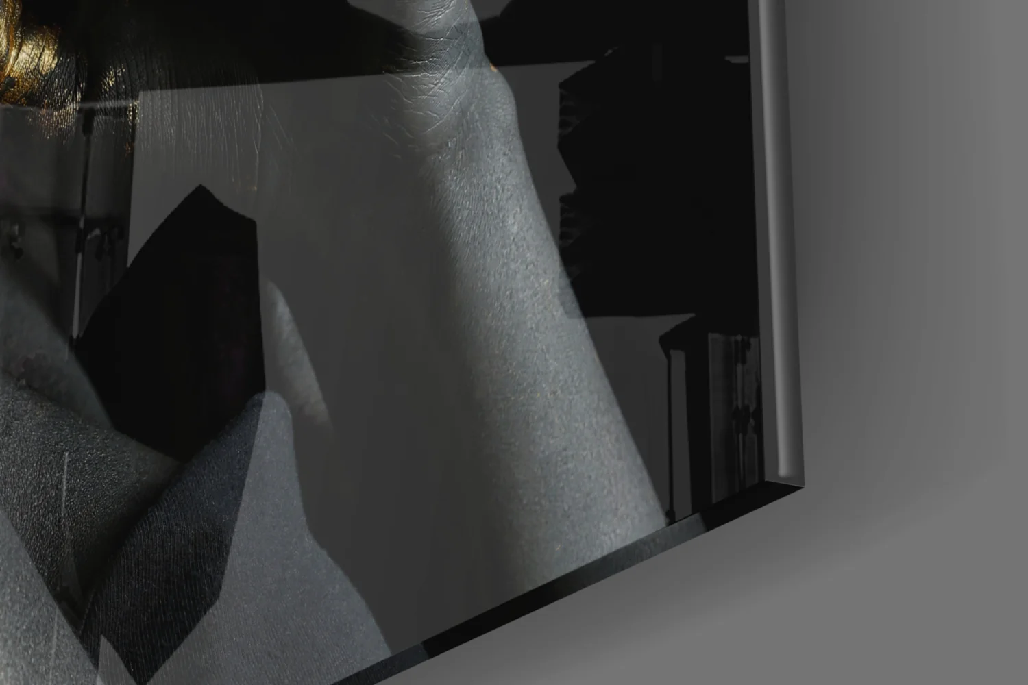 Silent Woman Glass Wall Art - Image 7