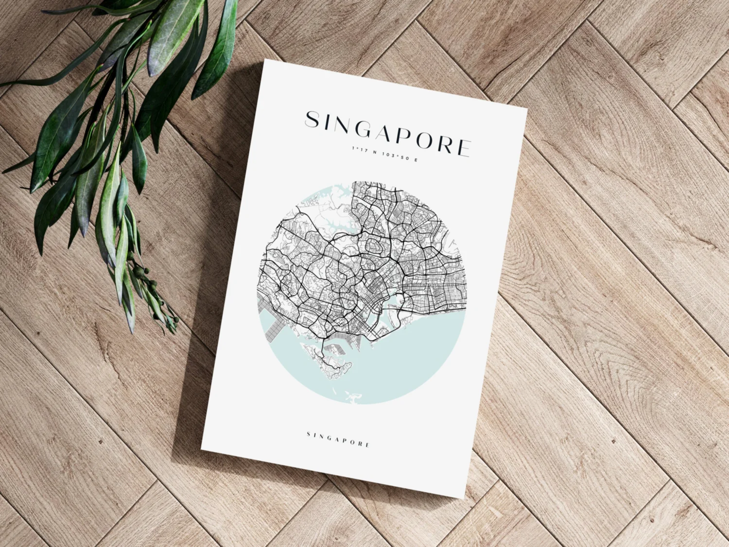 Singapore V2 Aluminum Print - Image 3