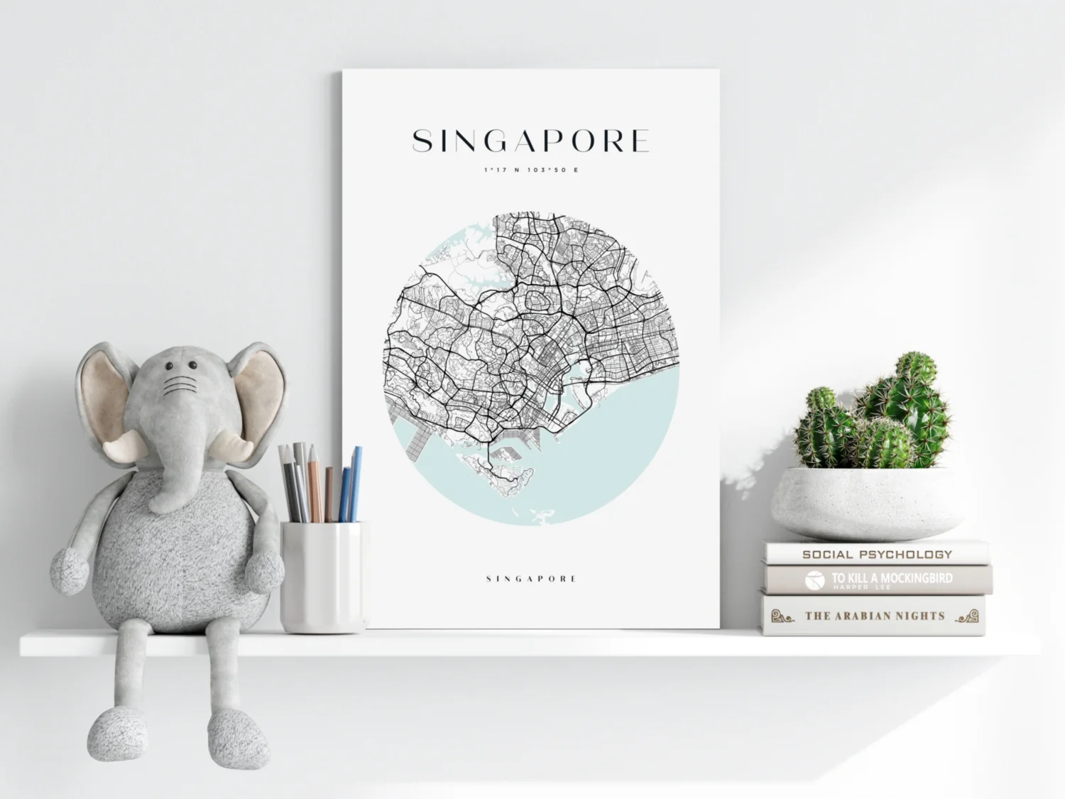 Singapore V2 Aluminum Print - Image 6