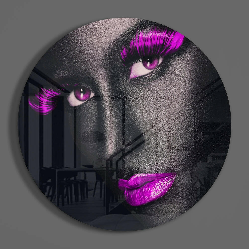Colored Eyes Glass Wall Art - Image 3