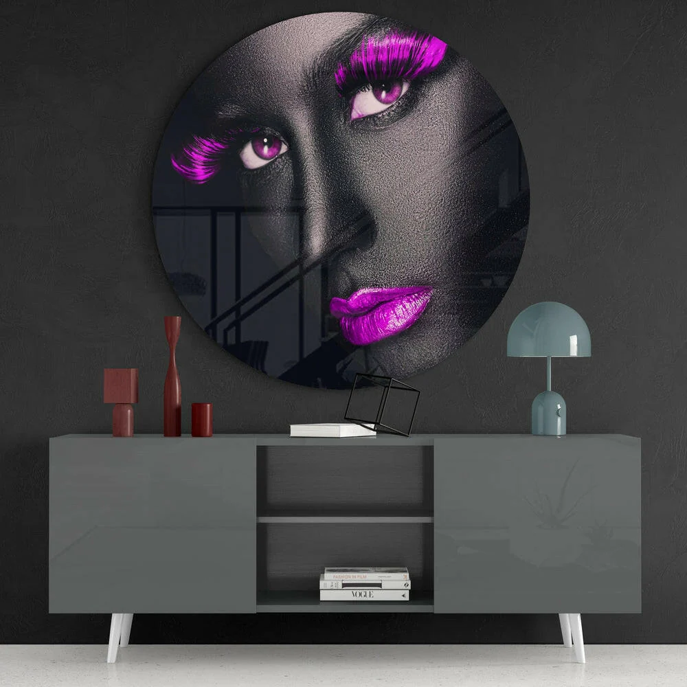 Colored Eyes Glass Wall Art - Image 4