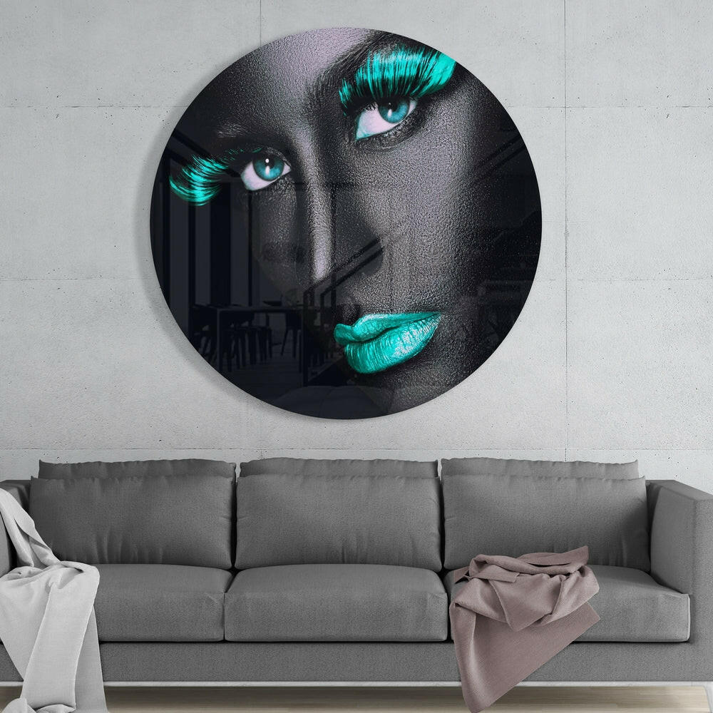 Colored Eyes Glass Wall Art - Image 2
