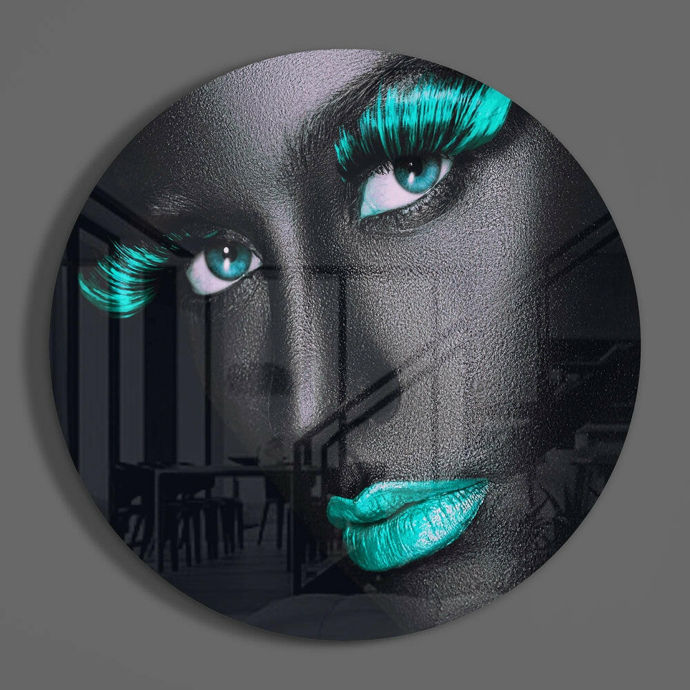 Colored Eyes Glass Wall Art - Image 3