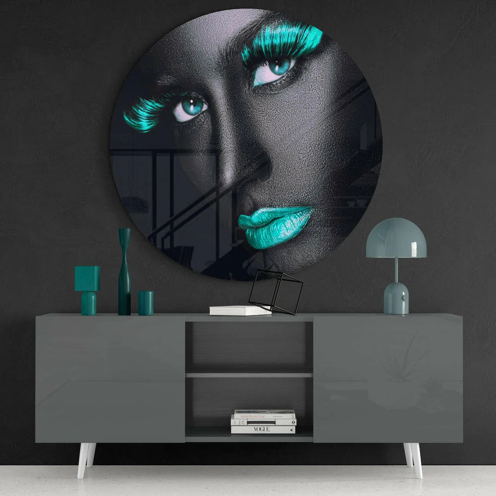 Colored Eyes Glass Wall Art - Image 4