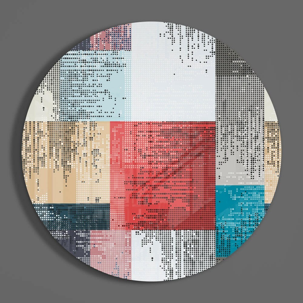 Squares Glass Wall Art - Image 3