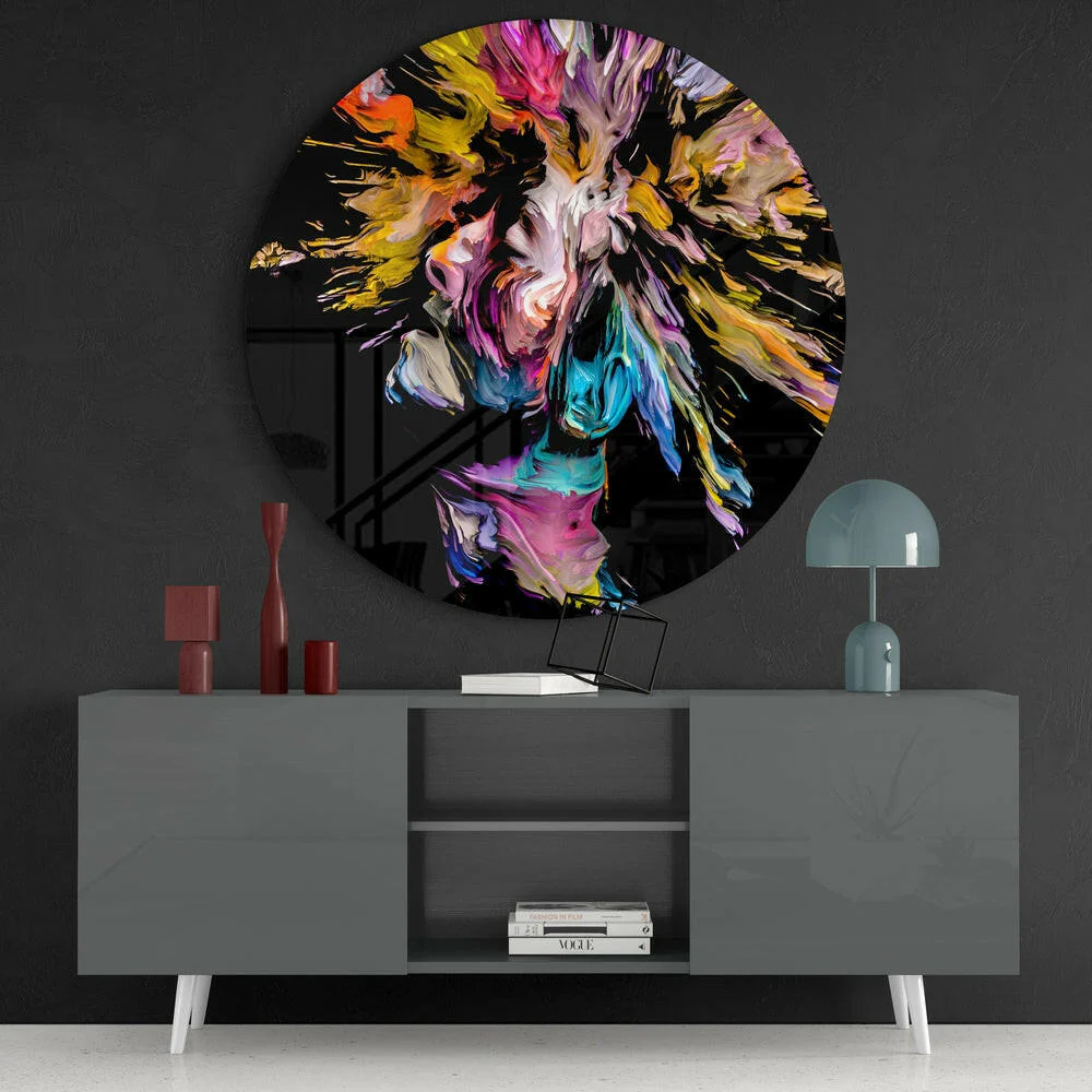 Dance of the Spirit Glass Wall Art - Image 4