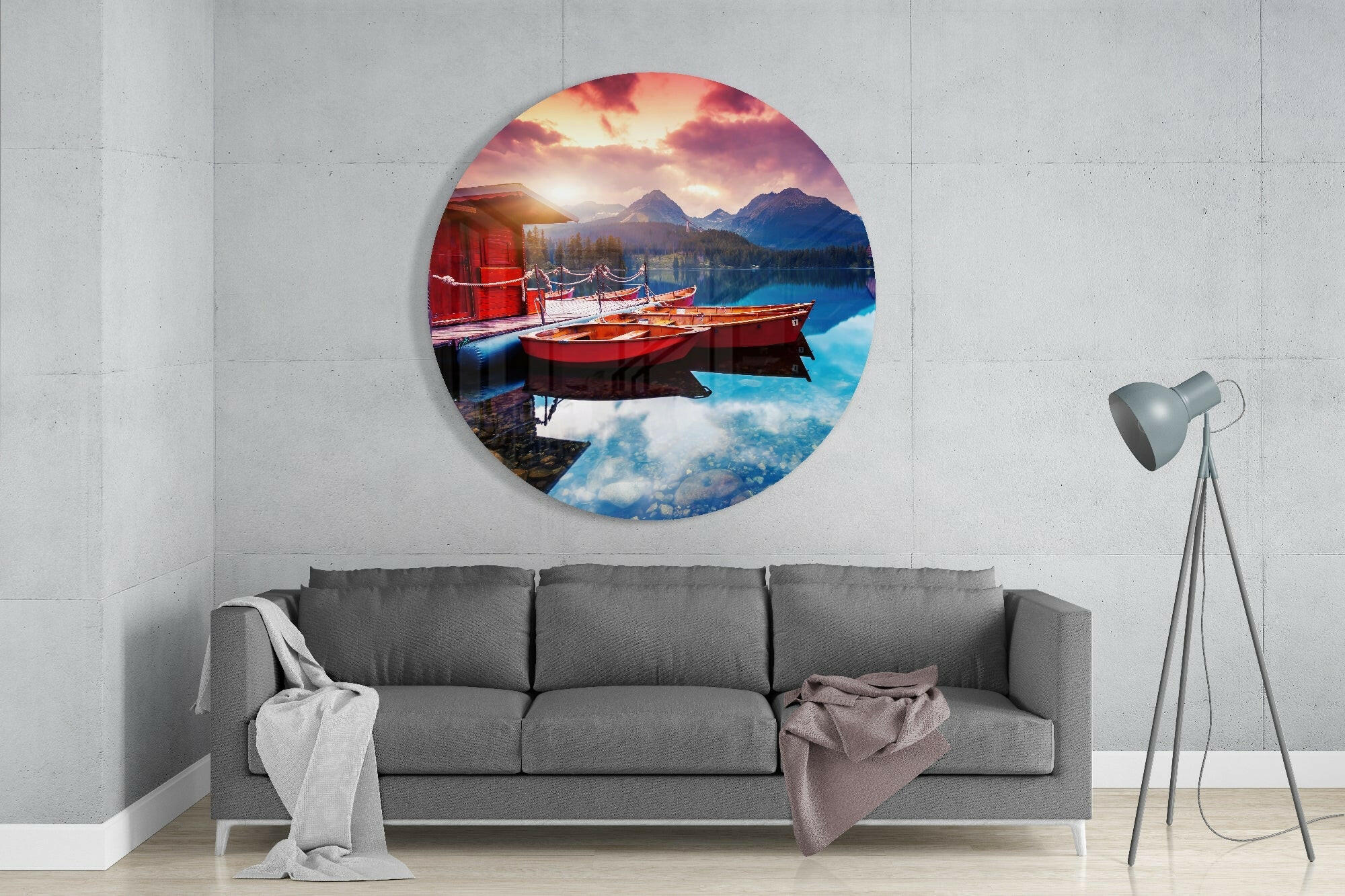 Coastal Glass Wall Art - Image 2