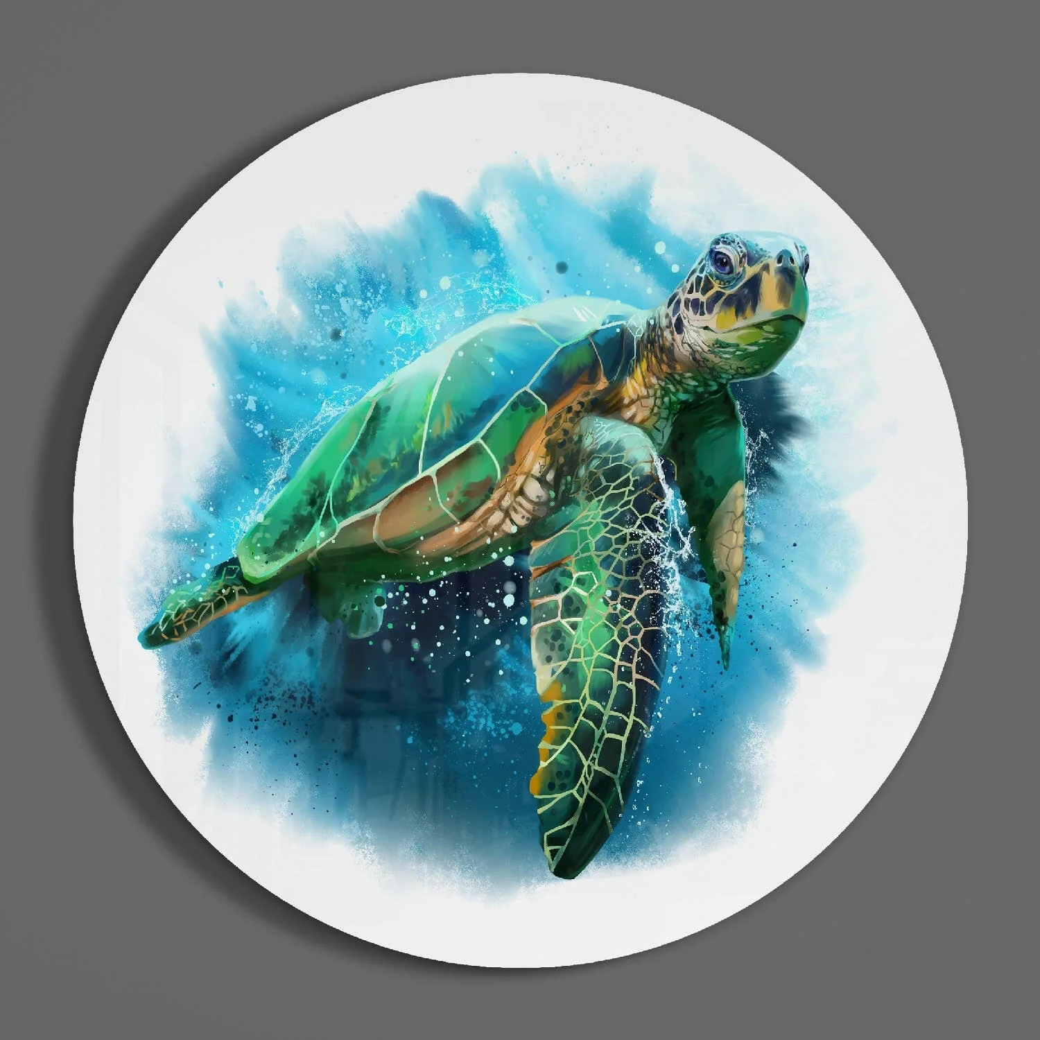 Caretta Caretta Glass Wall Art - Image 3