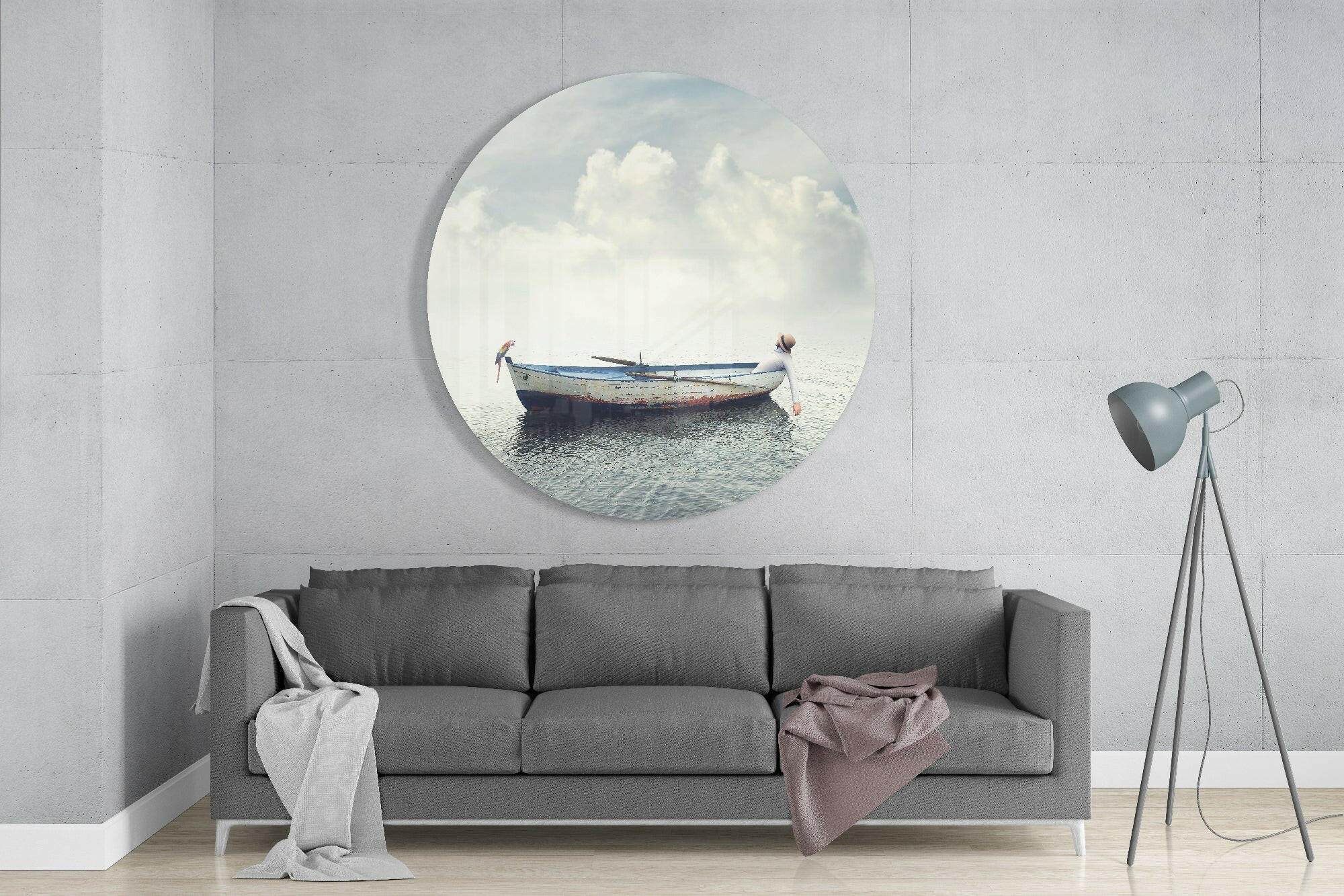 Marine Glass Wall Art - Image 2