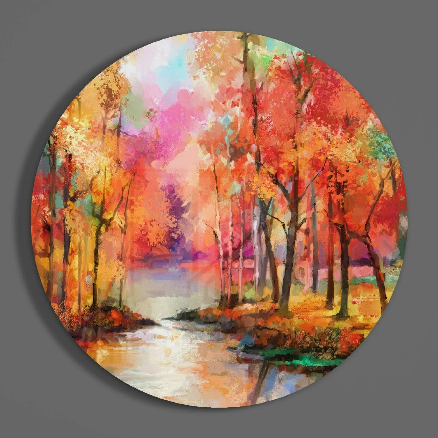 Colors of the Forest Glass Wall Art - Image 3