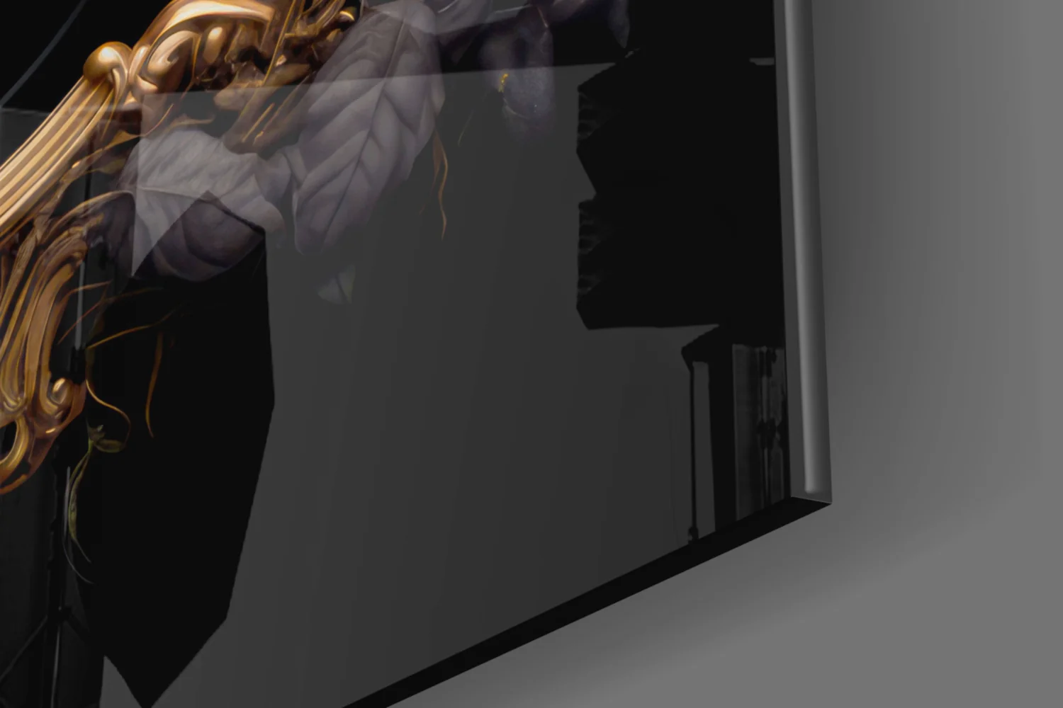 Skull Portrait Glass Wall Art || Designer Collection - Image 7