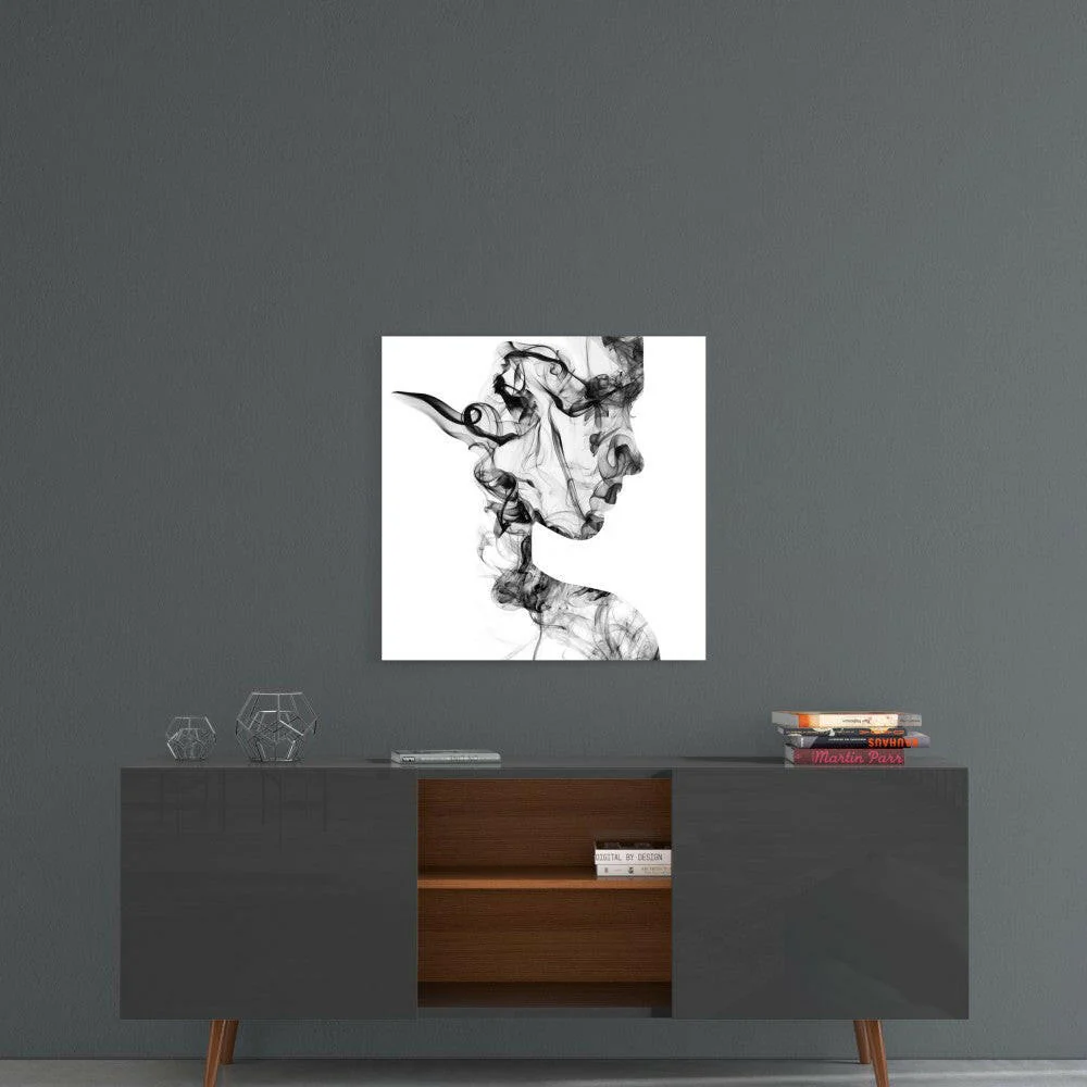 Smoke Silhouettes Glass Wall Art - Image 4