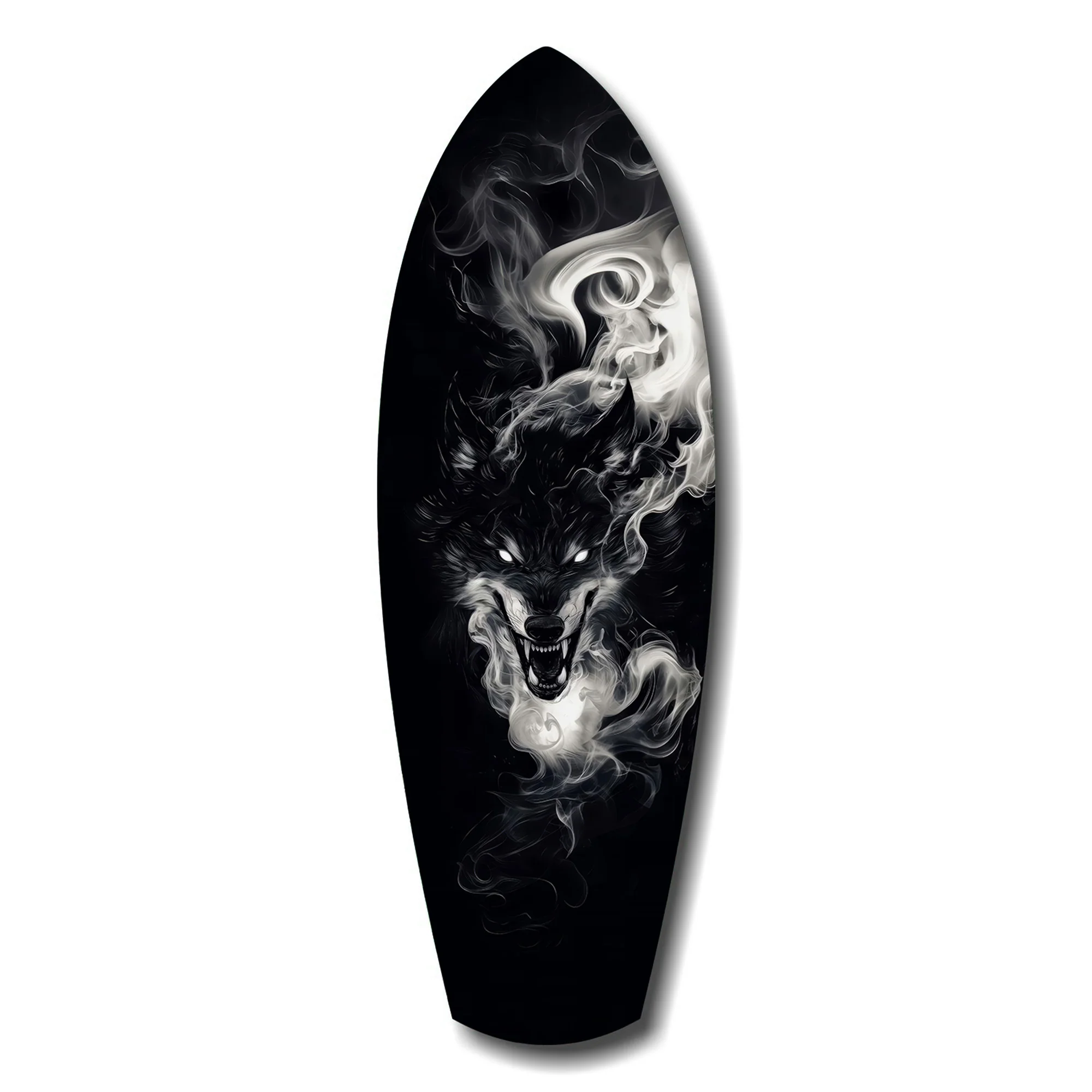 Smoke Wolf Dark Spirit Glass Wall Art - Image 7