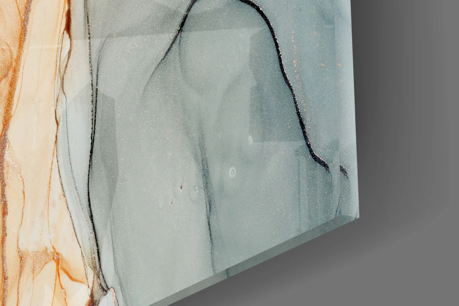 Soft Marble Pattern Glass Wall Art - Image 7