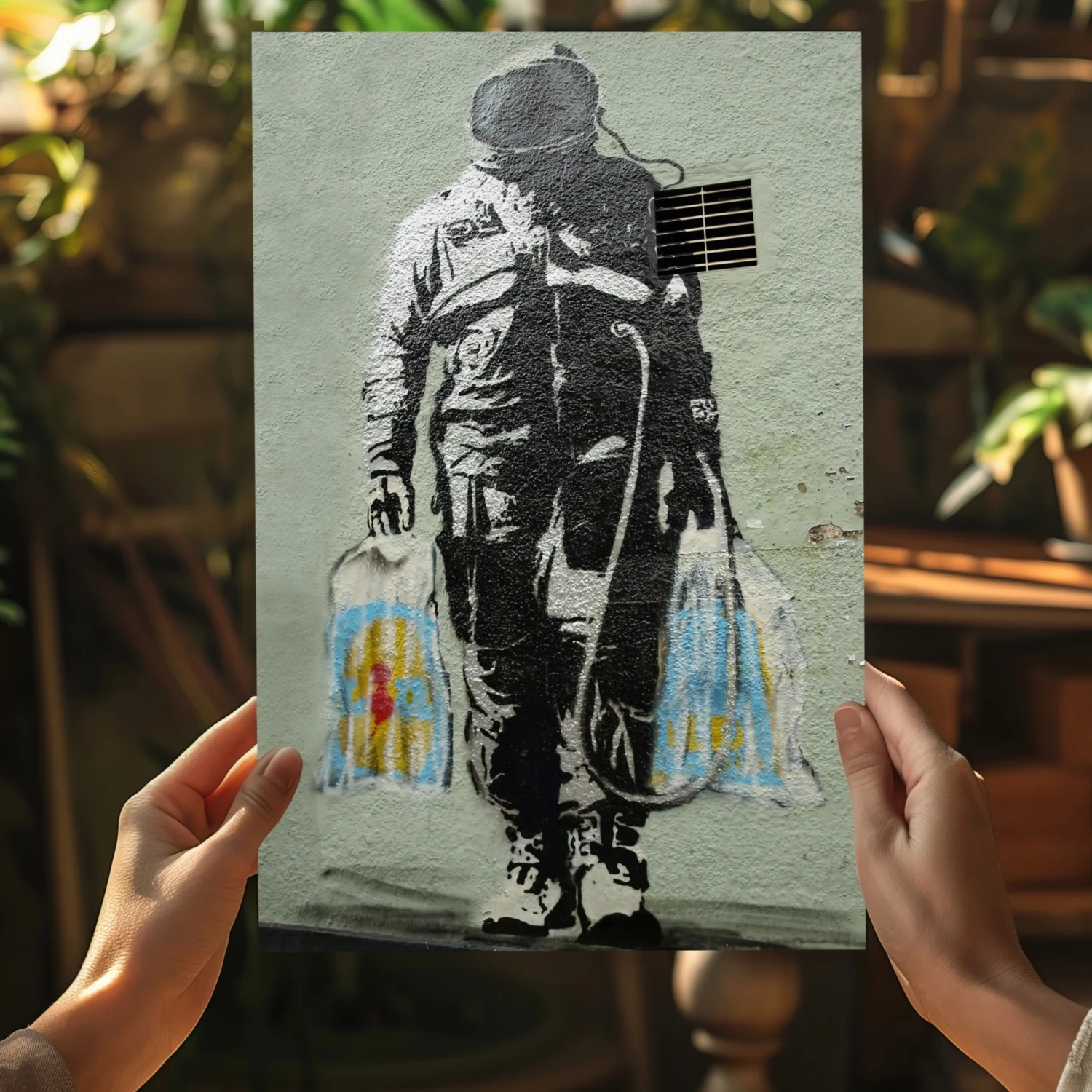 Space Grocery Aluminum Print - Image 5