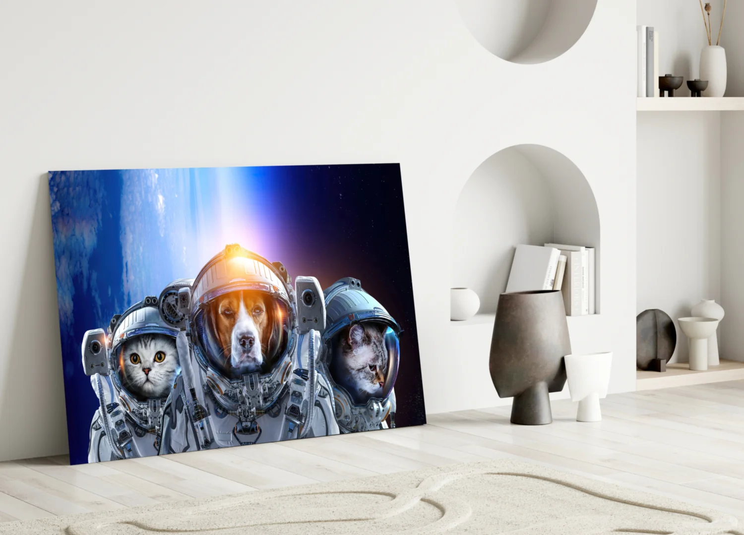 Space Team Glass Wall Art - Image 4