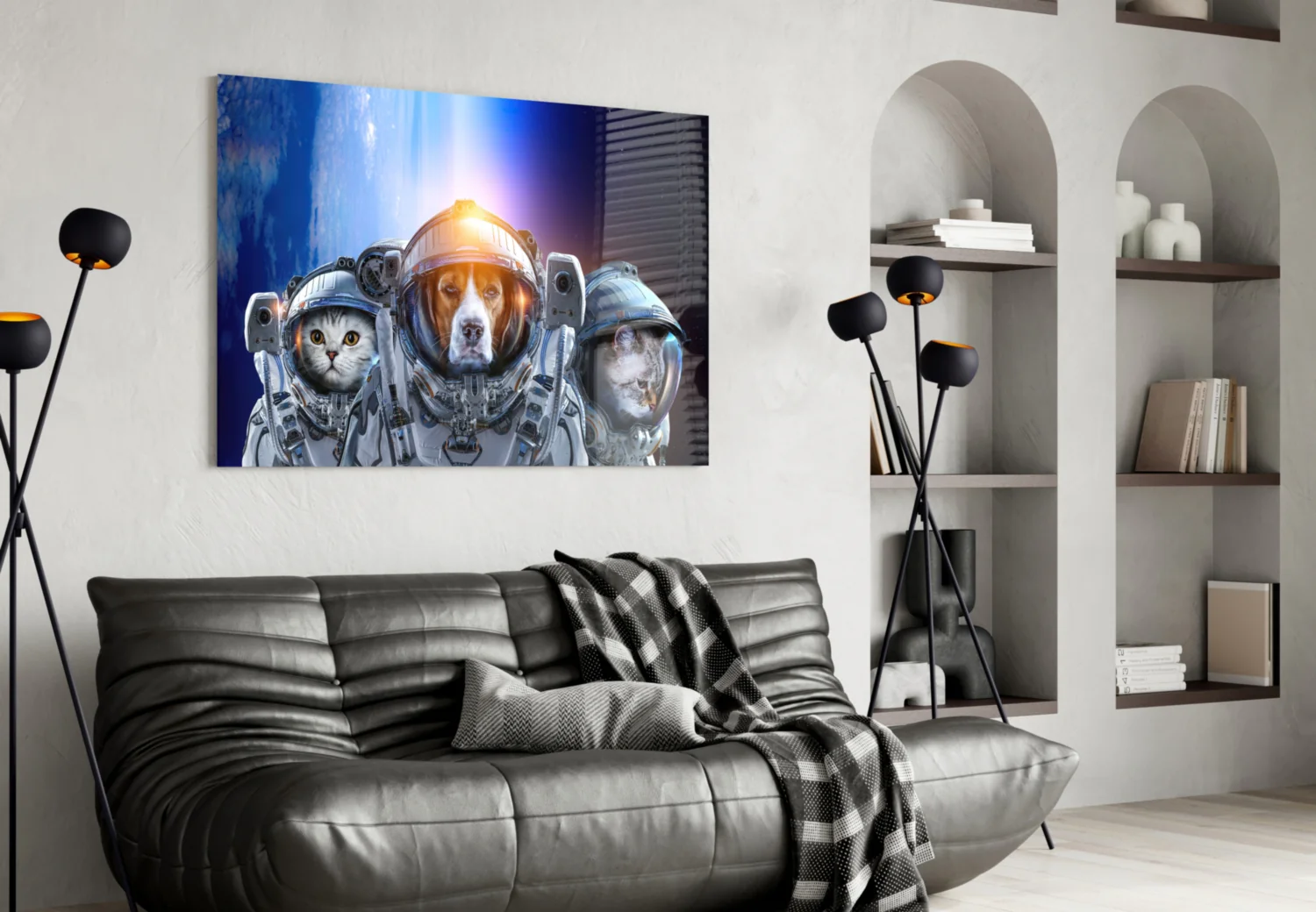 Space Team Glass Wall Art - Image 5