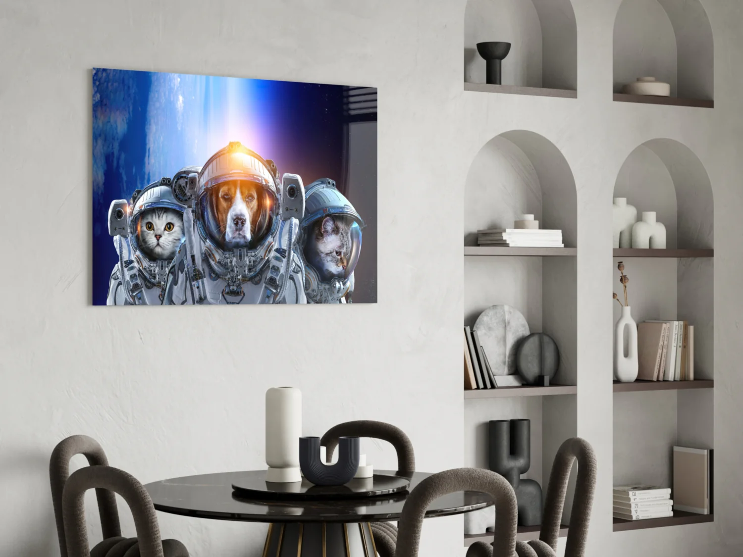 Space Team Glass Wall Art - Image 6