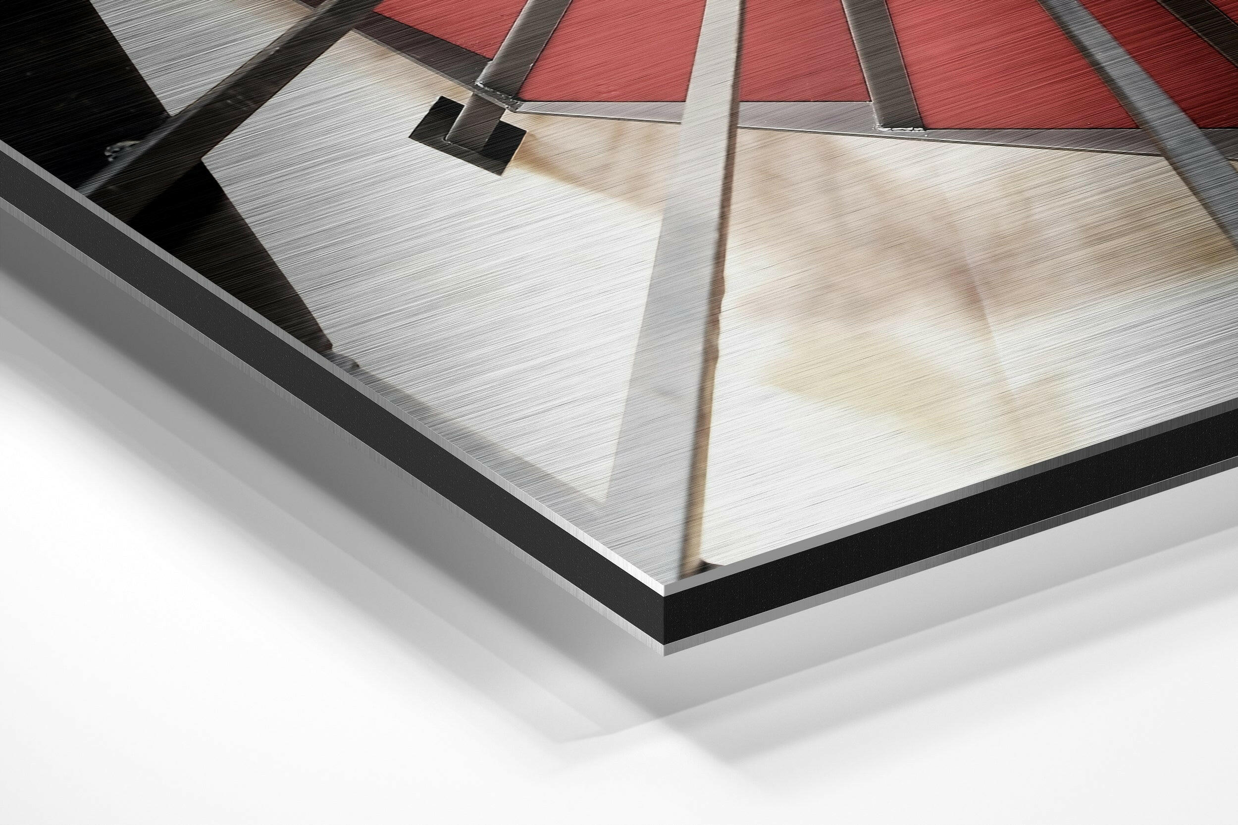 Spiral Brushed Aluminium Dibond Wall Art - Image 2