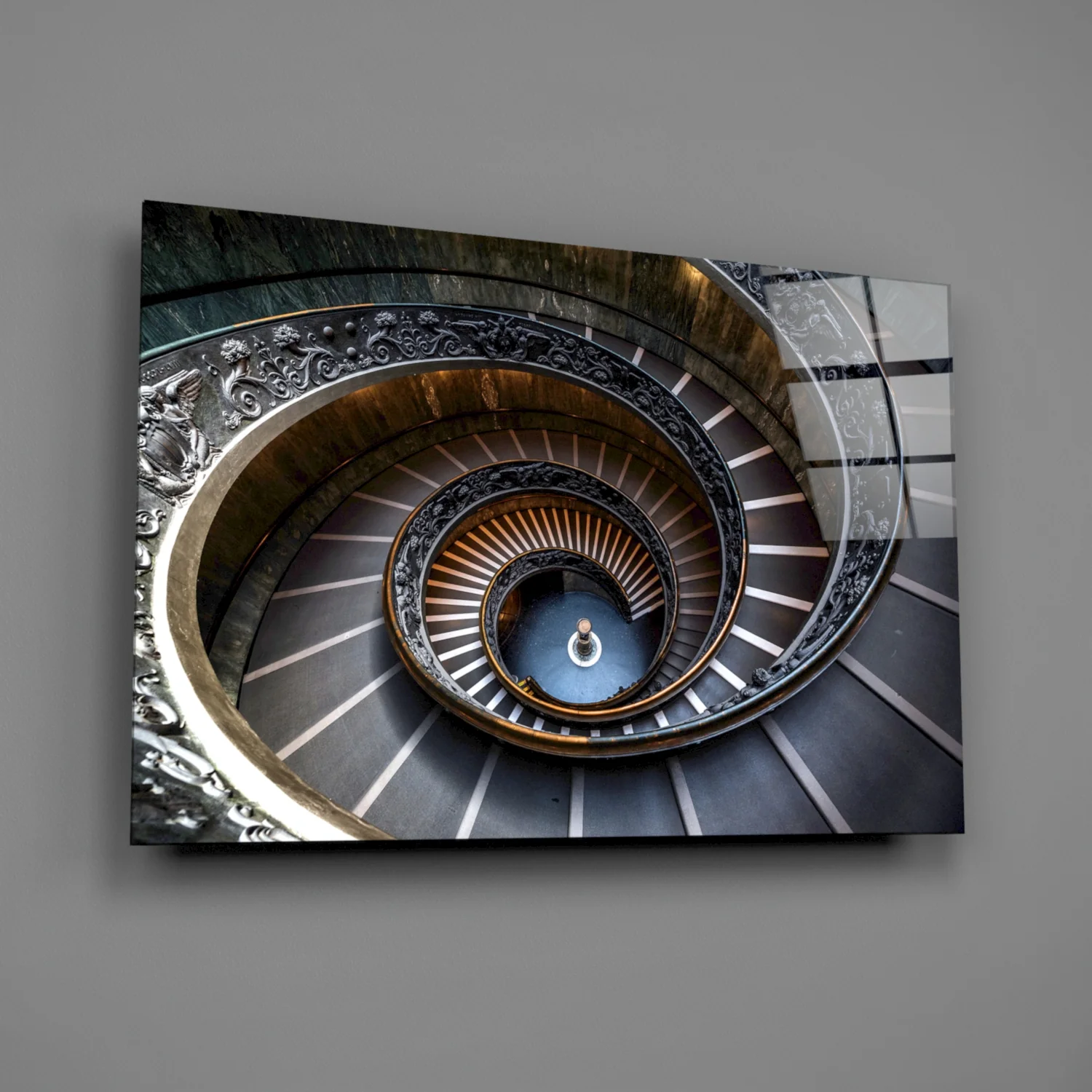 Spiral Glass Wall Art - Image 2