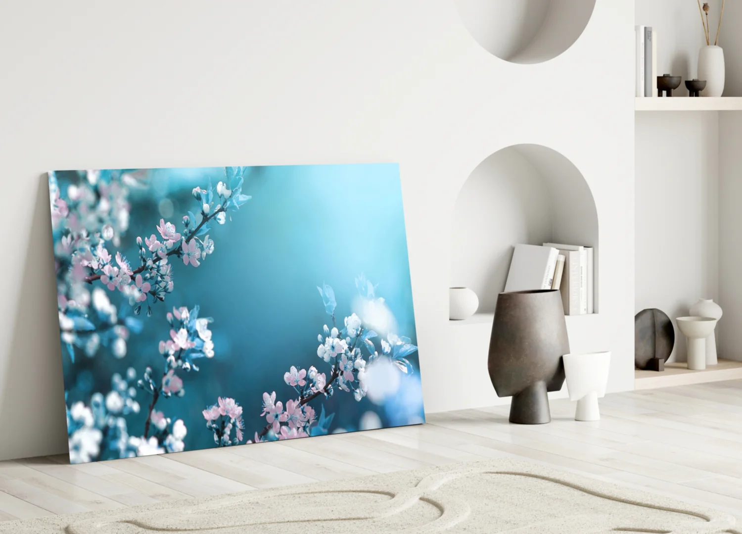 Spring Flowers Glass Wall Art - Image 3