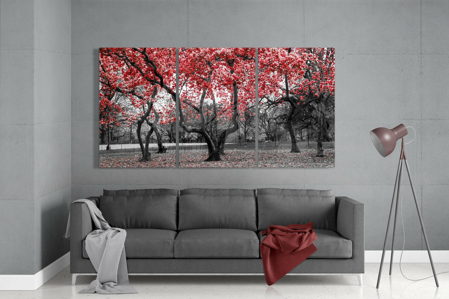 Spring Trees Mega Glass Wall Art - Image 3