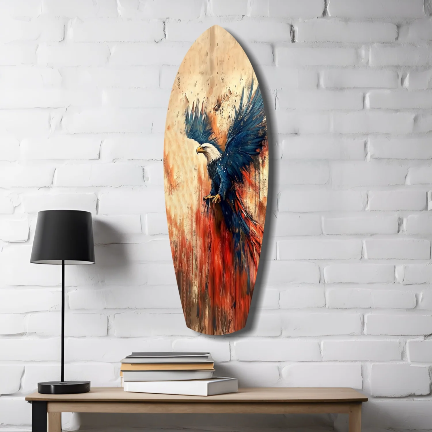 American Eagle Glass Wall Art - Image 4