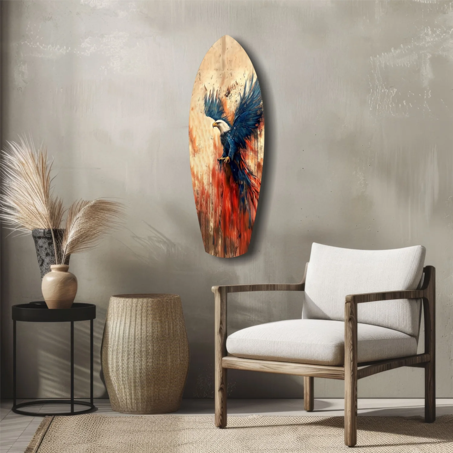 American Eagle Glass Wall Art - Image 5